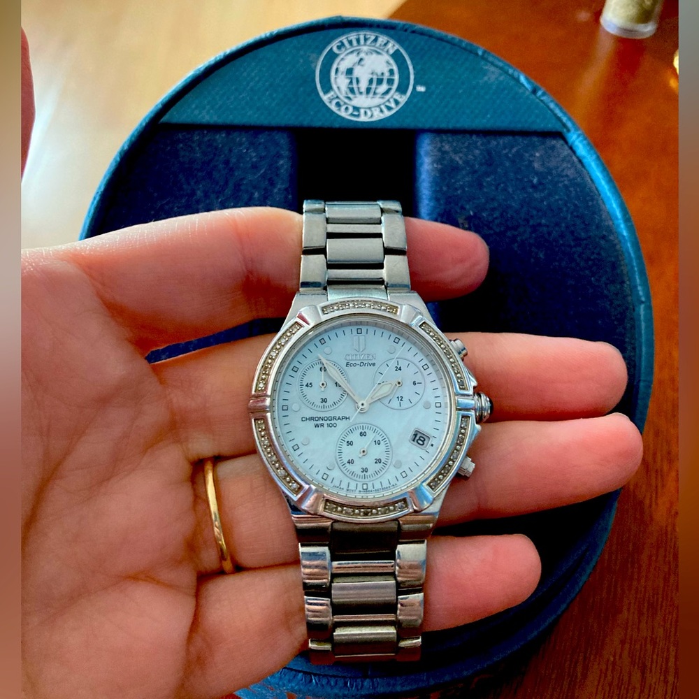 Citizen Eco-Drive Watch, Stainless Steel